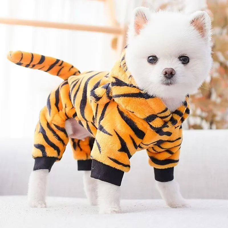 Tiger Hoodie for Small Dogs and Cats