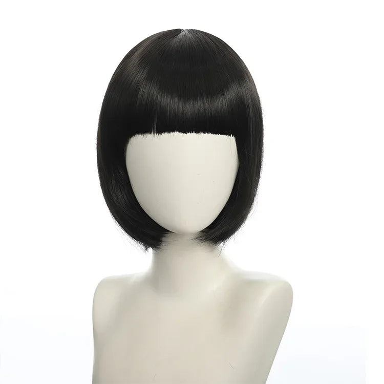 Short Bob Wig with Bangs, 24 Colors