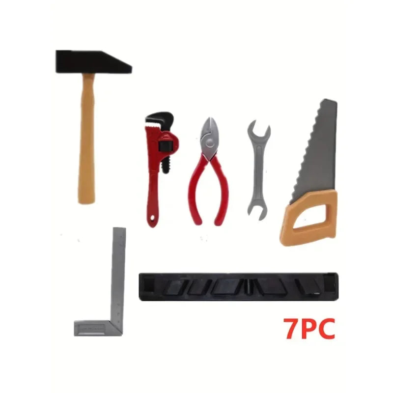 Construction Worker Costume for Toddlers with Toy Tool Set