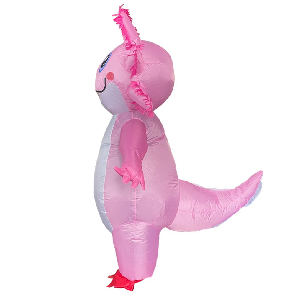 Inflatable Axolotl Costume for Adults