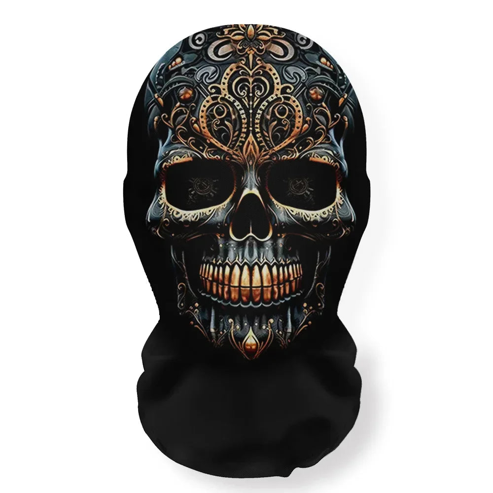Skull Print Balaclava Mask, 21 Designs