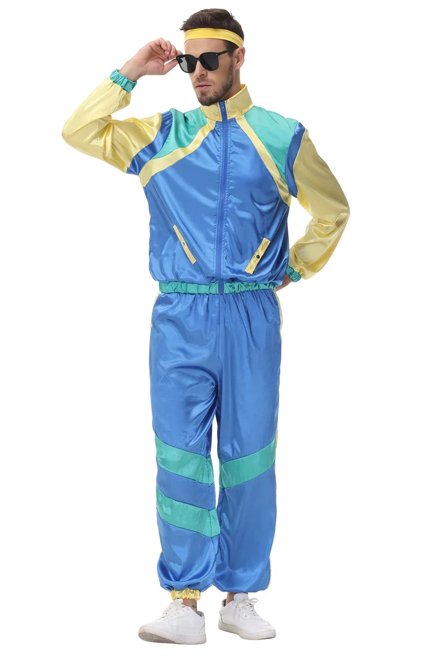 80s Tracksuit Costume for Men
