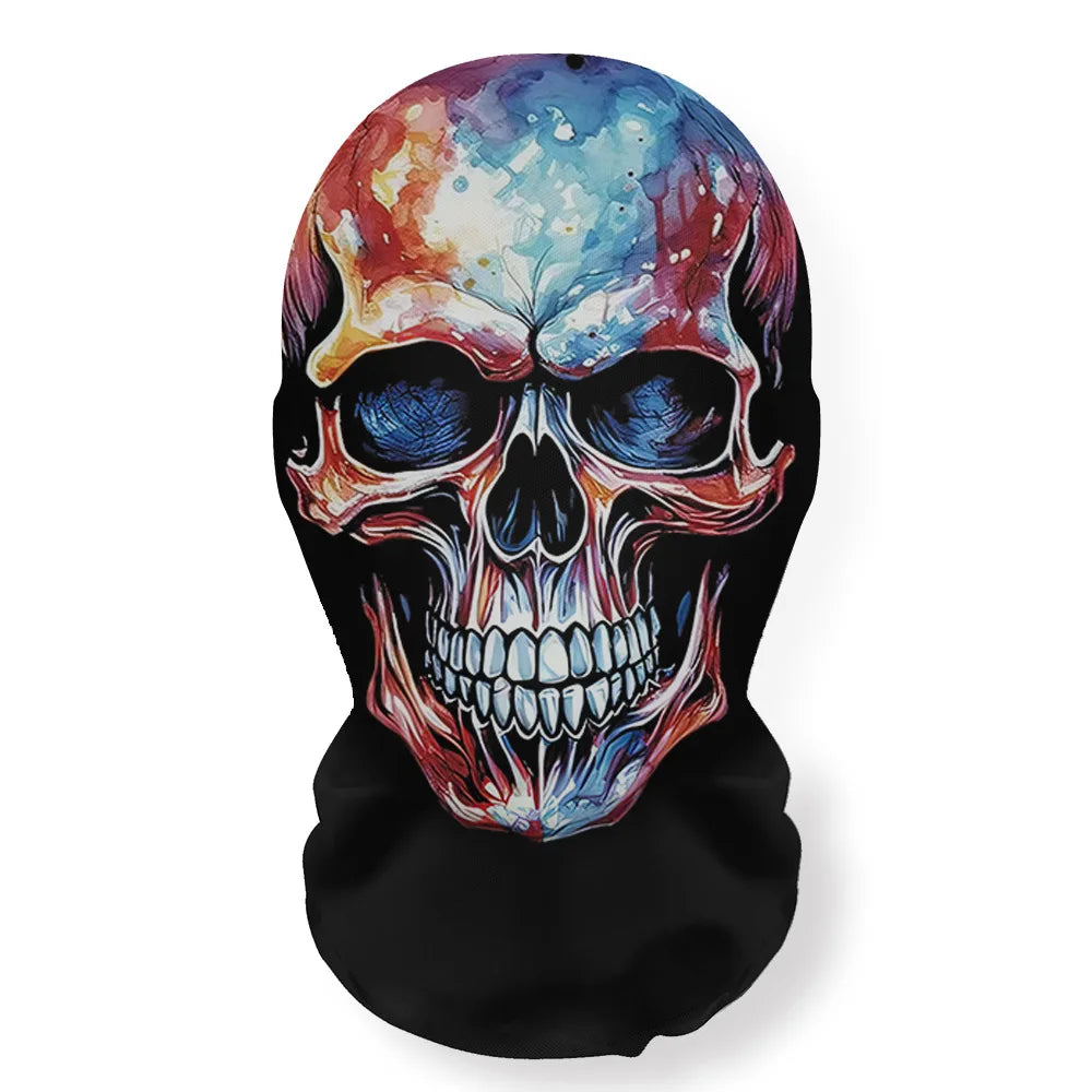 Skull Print Balaclava Mask, 21 Designs