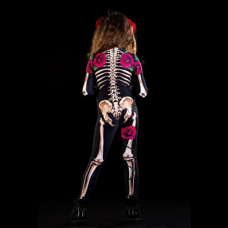 Day of the Dead Skeleton Costume, Kids and Adults
