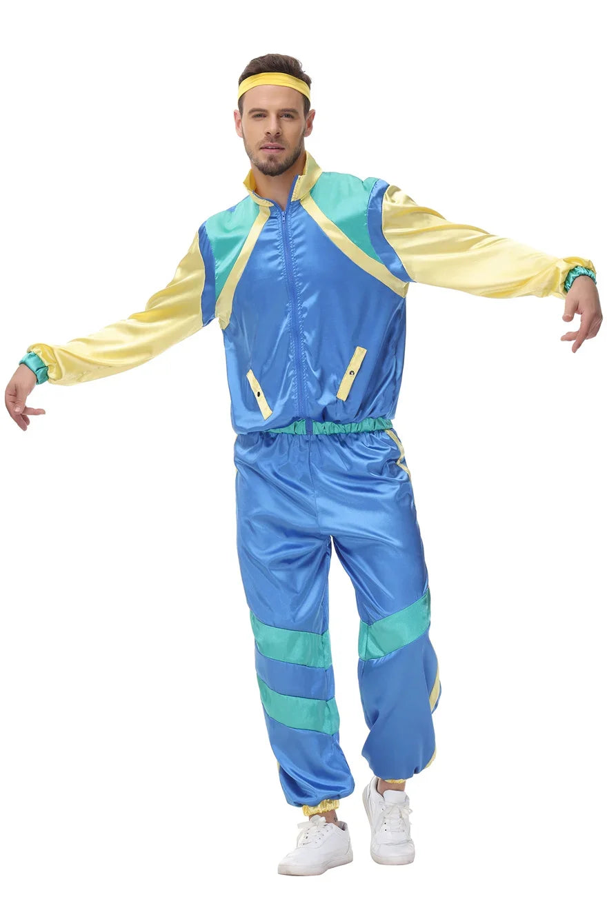 80s Tracksuit Couples Costume