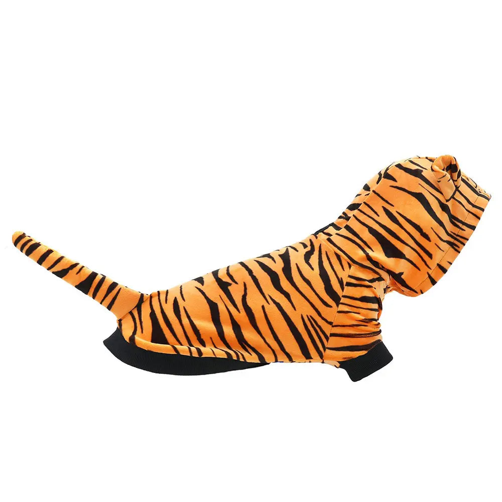 Tiger Hoodie for Small Dogs and Cats