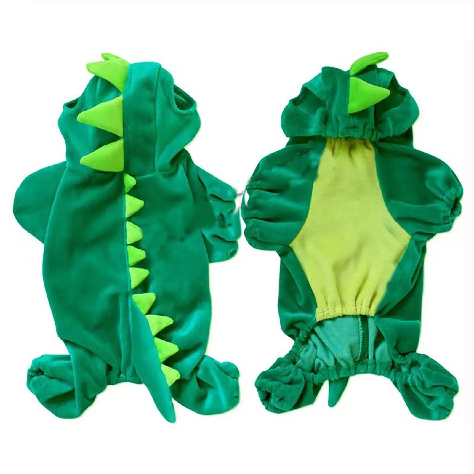 Dinosaur Romper Costume for Dogs, XS to XXXL
