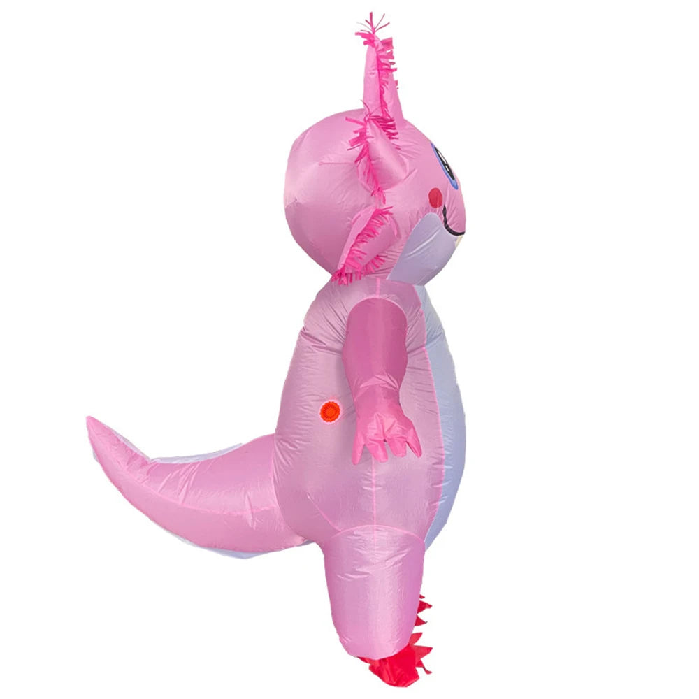 Inflatable Axolotl Costume for Adults